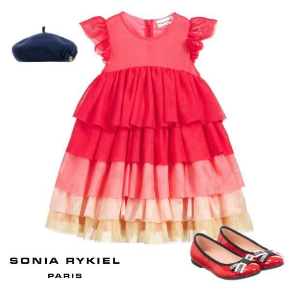SONIA RYKIEL- Soft Tulle Layered Dress